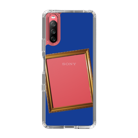 スリムプロテクションケース［ Photo Frame - Blue ］