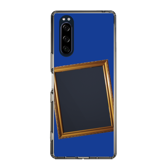 スリムプロテクションケース［ Photo Frame - Blue ］