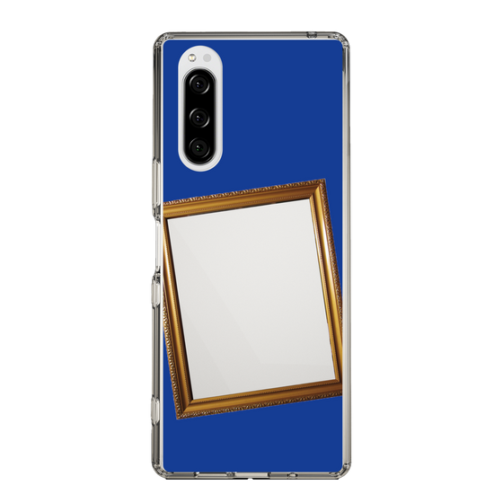 スリムプロテクションケース［ Photo Frame - Blue ］