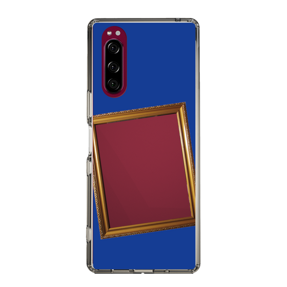 スリムプロテクションケース［ Photo Frame - Blue ］