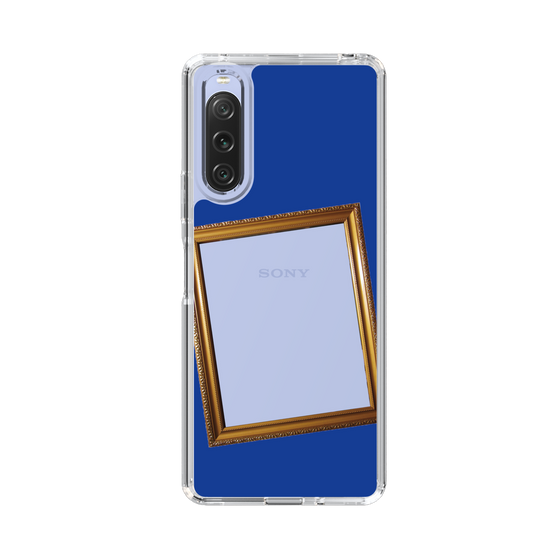 スリムプロテクションケース［ Photo Frame - Blue ］
