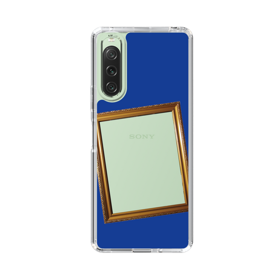 スリムプロテクションケース［ Photo Frame - Blue ］