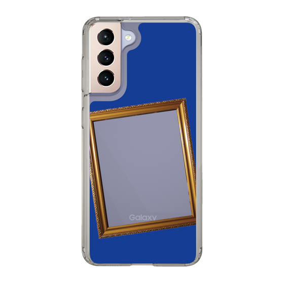 スリムプロテクションケース［ Photo Frame - Blue ］