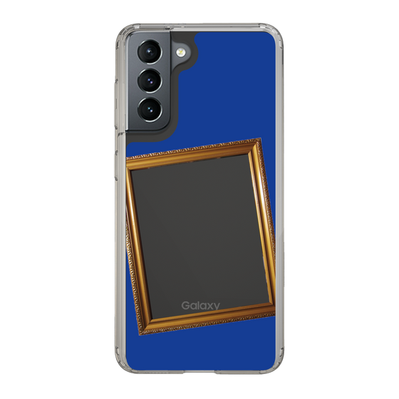 スリムプロテクションケース［ Photo Frame - Blue ］