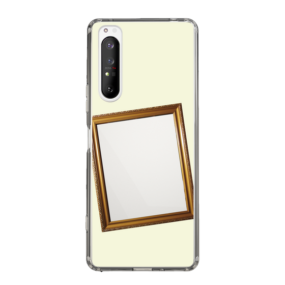 スリムプロテクションケース［ Photo Frame - Ivory ］
