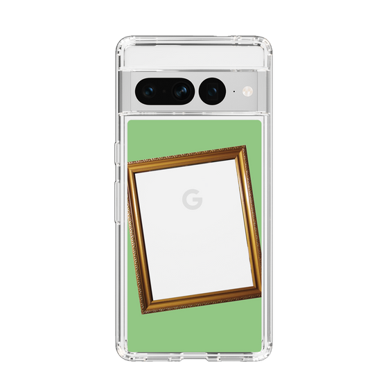 スリムプロテクションケース［ Photo Frame - Light Green ］