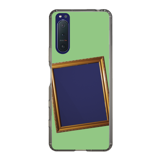 スリムプロテクションケース［ Photo Frame - Light Green ］