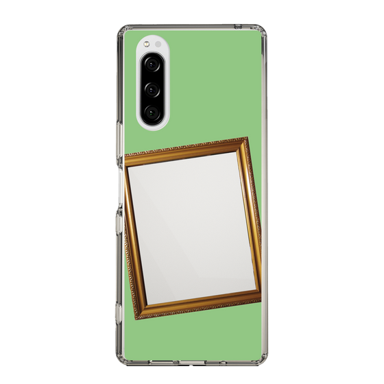 スリムプロテクションケース［ Photo Frame - Light Green ］
