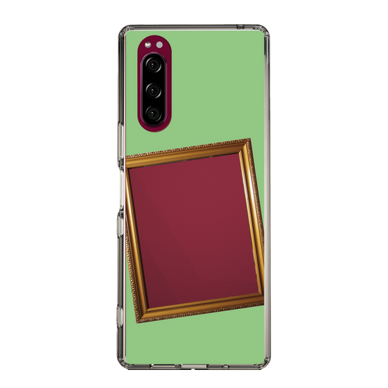 スリムプロテクションケース［ Photo Frame - Light Green ］