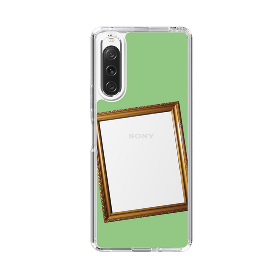 スリムプロテクションケース［ Photo Frame - Light Green ］