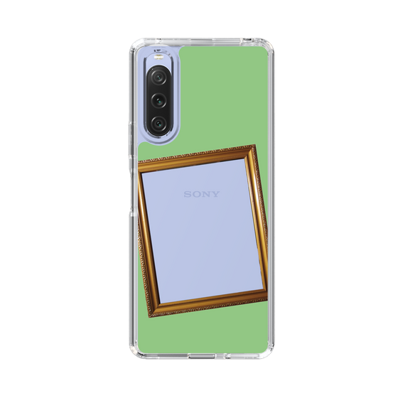 スリムプロテクションケース［ Photo Frame - Light Green ］
