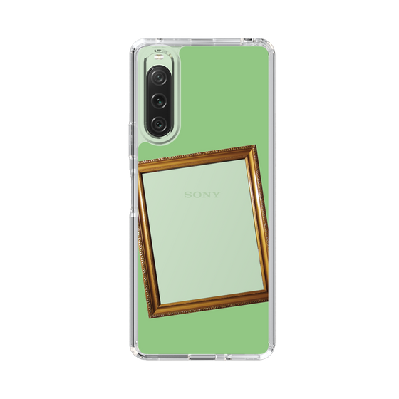 スリムプロテクションケース［ Photo Frame - Light Green ］