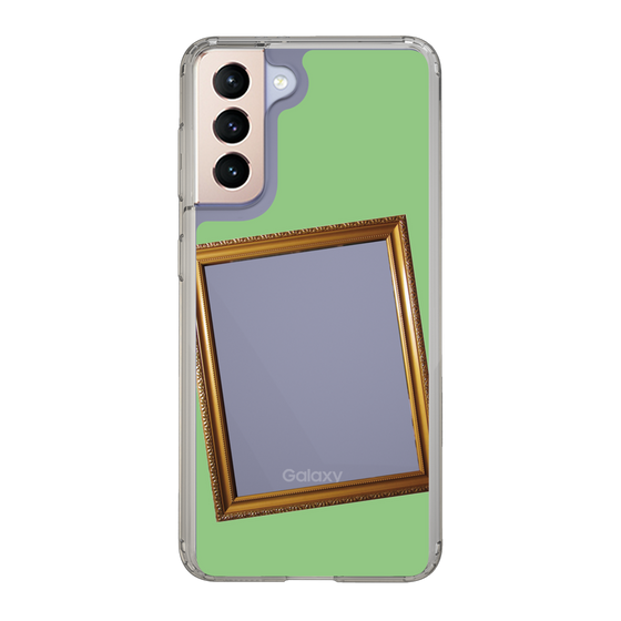 スリムプロテクションケース［ Photo Frame - Light Green ］