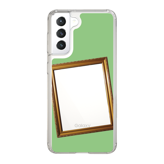 スリムプロテクションケース［ Photo Frame - Light Green ］