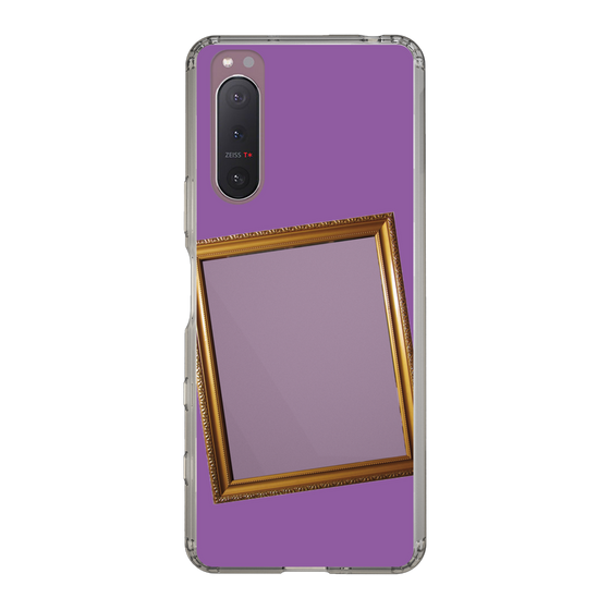 スリムプロテクションケース［ Photo Frame - Purple ］