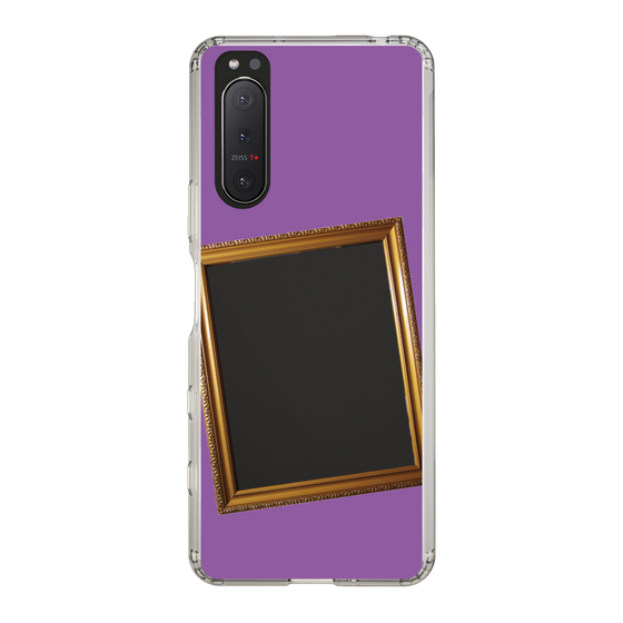 スリムプロテクションケース［ Photo Frame - Purple ］