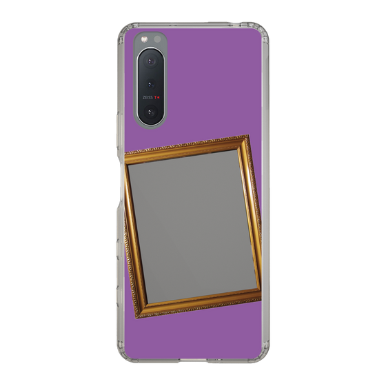 スリムプロテクションケース［ Photo Frame - Purple ］