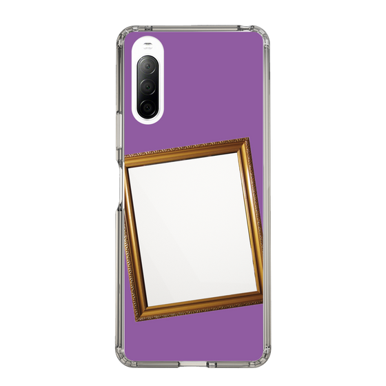 スリムプロテクションケース［ Photo Frame - Purple ］