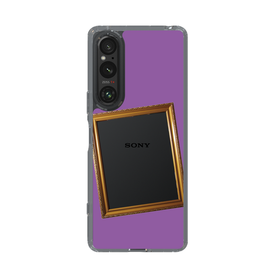 スリムプロテクションケース［ Photo Frame - Purple ］