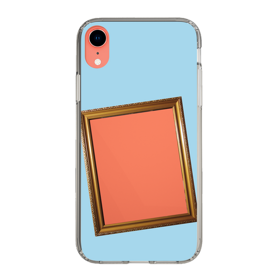 スリムプロテクションケース［ Photo Frame - Light Blue ］