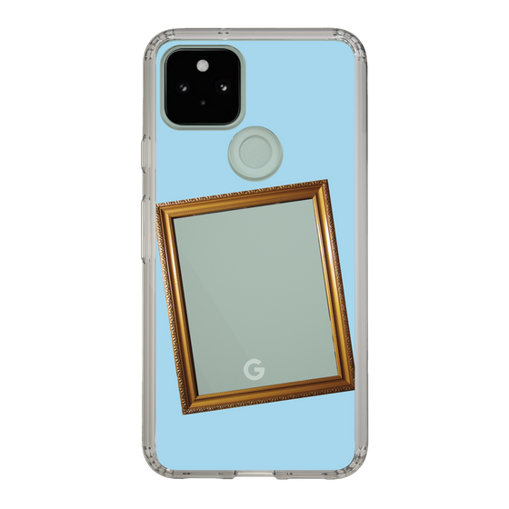 スリムプロテクションケース［ Photo Frame - Light Blue ］