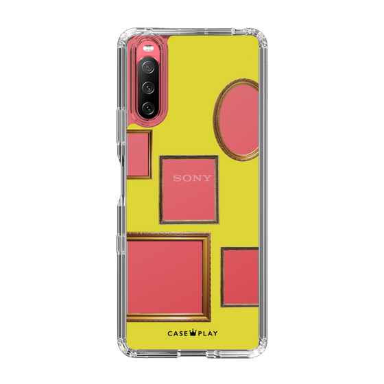 スリムプロテクションケース［ Photo Frames - Yellow ］