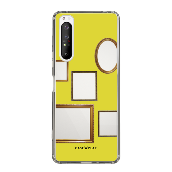 スリムプロテクションケース［ Photo Frames - Yellow ］