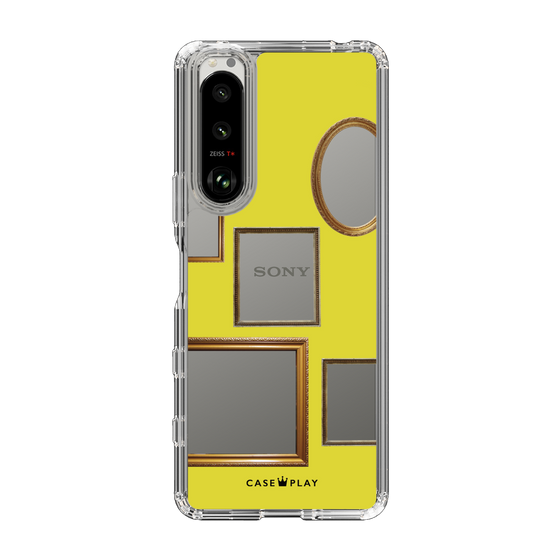 スリムプロテクションケース［ Photo Frames - Yellow ］