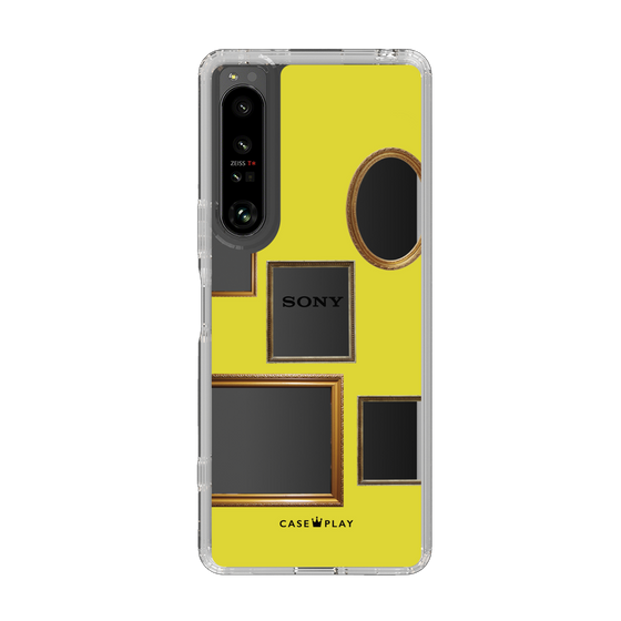 スリムプロテクションケース［ Photo Frames - Yellow ］