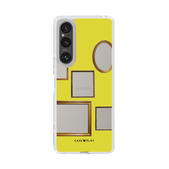 スリムプロテクションケース［ Photo Frames - Yellow ］
