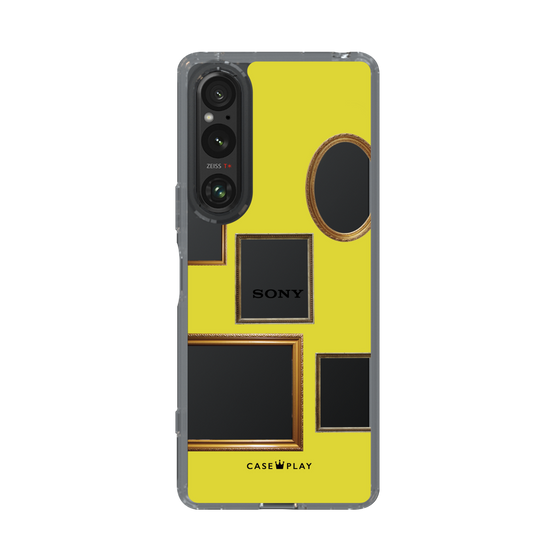 スリムプロテクションケース［ Photo Frames - Yellow ］