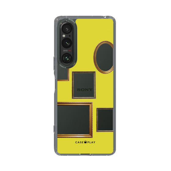 スリムプロテクションケース［ Photo Frames - Yellow ］