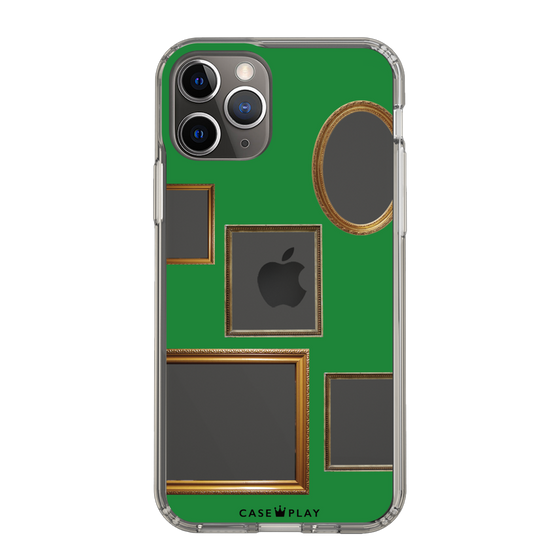 スリムプロテクションケース［ Photo Frames - Green ］
