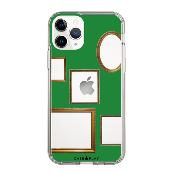スリムプロテクションケース［ Photo Frames - Green ］