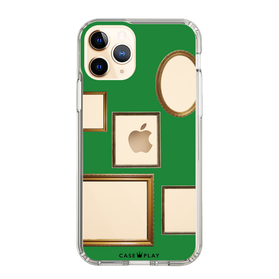 スリムプロテクションケース［ Photo Frames - Green ］