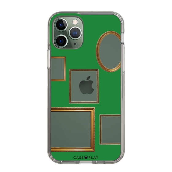 スリムプロテクションケース［ Photo Frames - Green ］
