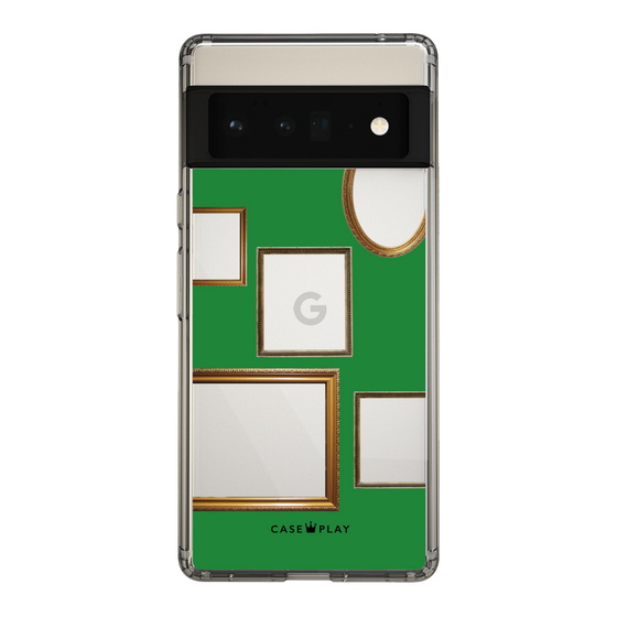 スリムプロテクションケース［ Photo Frames - Green ］