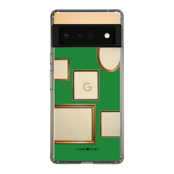 スリムプロテクションケース［ Photo Frames - Green ］