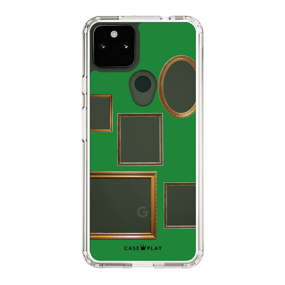スリムプロテクションケース［ Photo Frames - Green ］