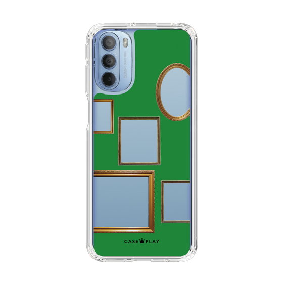 スリムプロテクションケース［ Photo Frames - Green ］