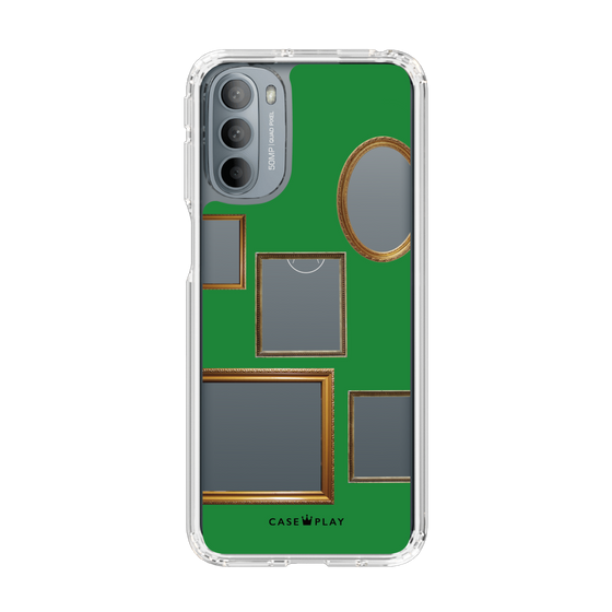 スリムプロテクションケース［ Photo Frames - Green ］