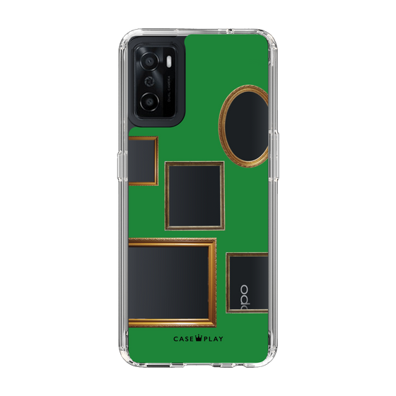 スリムプロテクションケース［ Photo Frames - Green ］