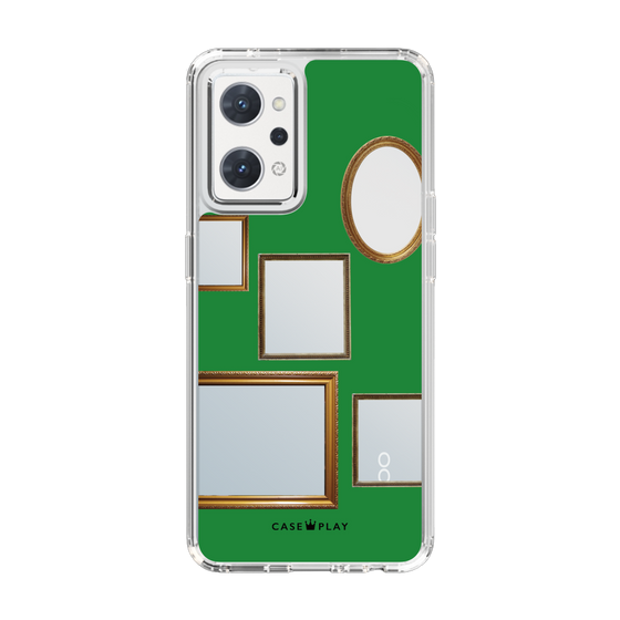 スリムプロテクションケース［ Photo Frames - Green ］