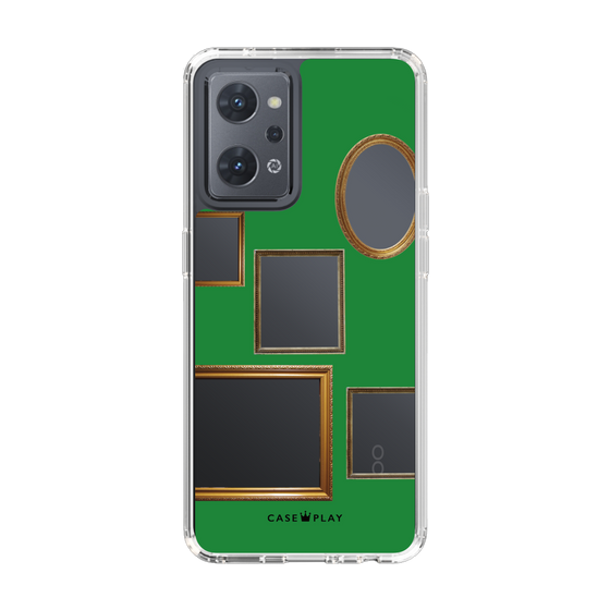 スリムプロテクションケース［ Photo Frames - Green ］