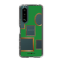 スリムプロテクションケース［ Photo Frames - Green ］