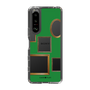 スリムプロテクションケース［ Photo Frames - Green ］