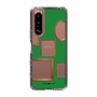 スリムプロテクションケース［ Photo Frames - Green ］