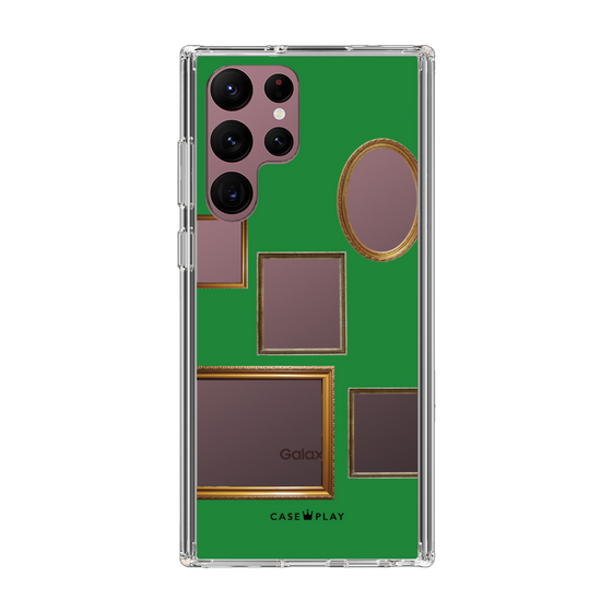 スリムプロテクションケース［ Photo Frames - Green ］