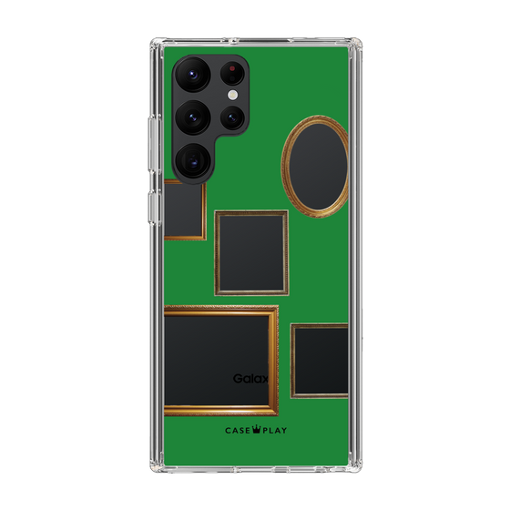 スリムプロテクションケース［ Photo Frames - Green ］