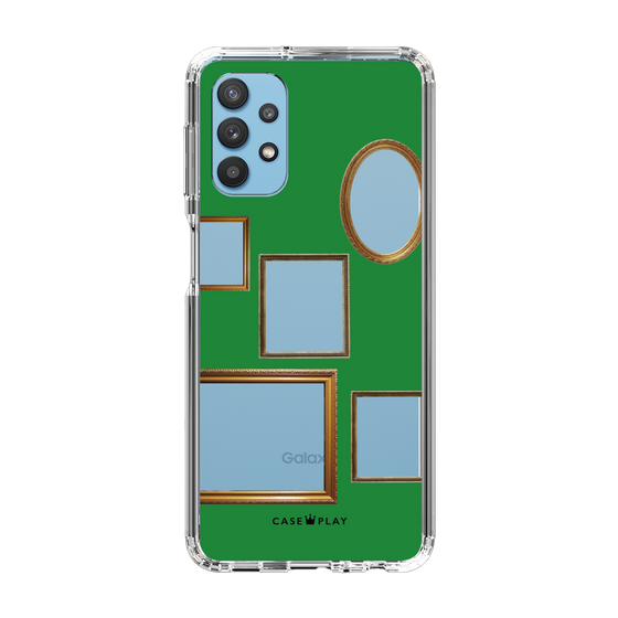 スリムプロテクションケース［ Photo Frames - Green ］